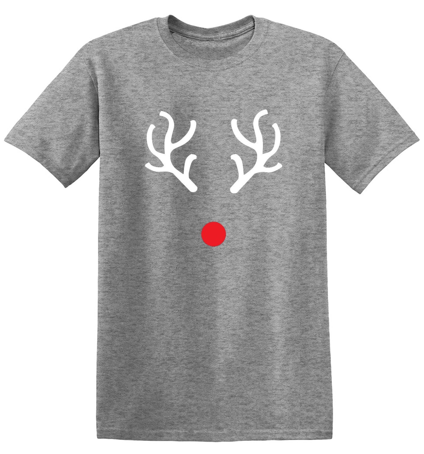 Funny T-Shirts design "Reindeer Antlers T-Shirt - Ring Spun Tee"