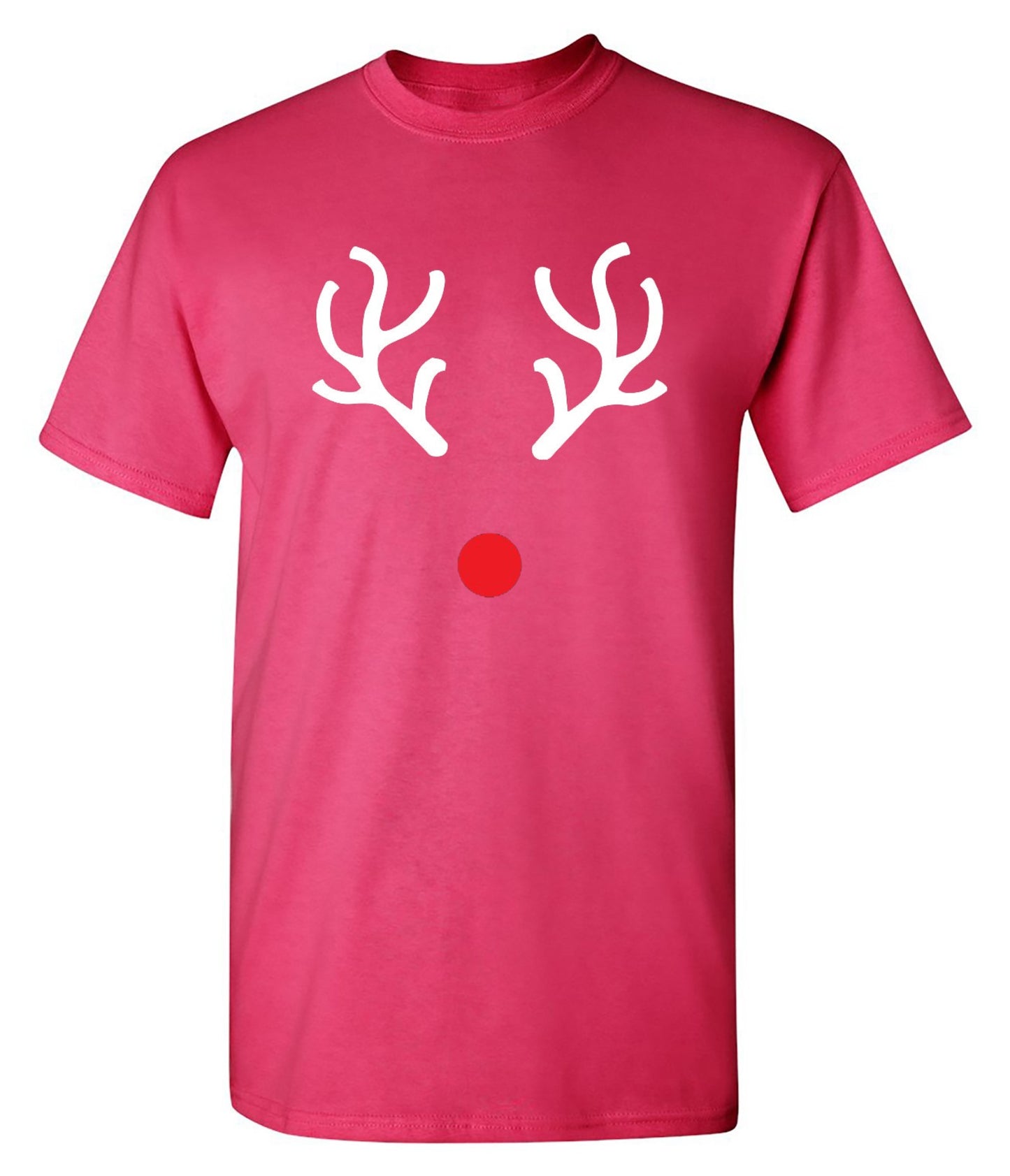 Funny T-Shirts design "Reindeer Antlers T-Shirt - Tall Tee"
