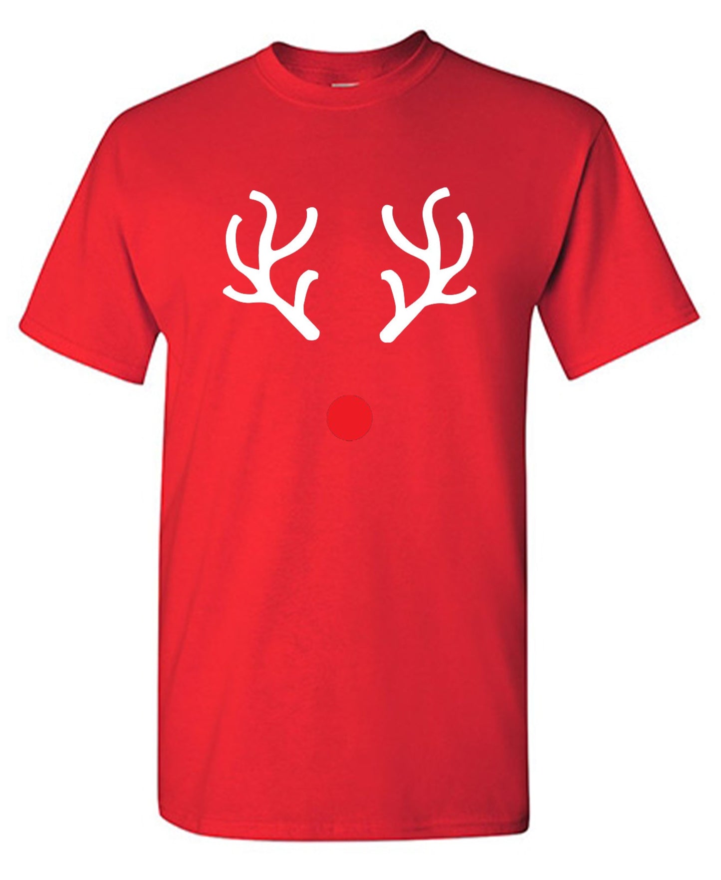 Funny T-Shirts design "Reindeer Antlers T-Shirt - Tall Tee"