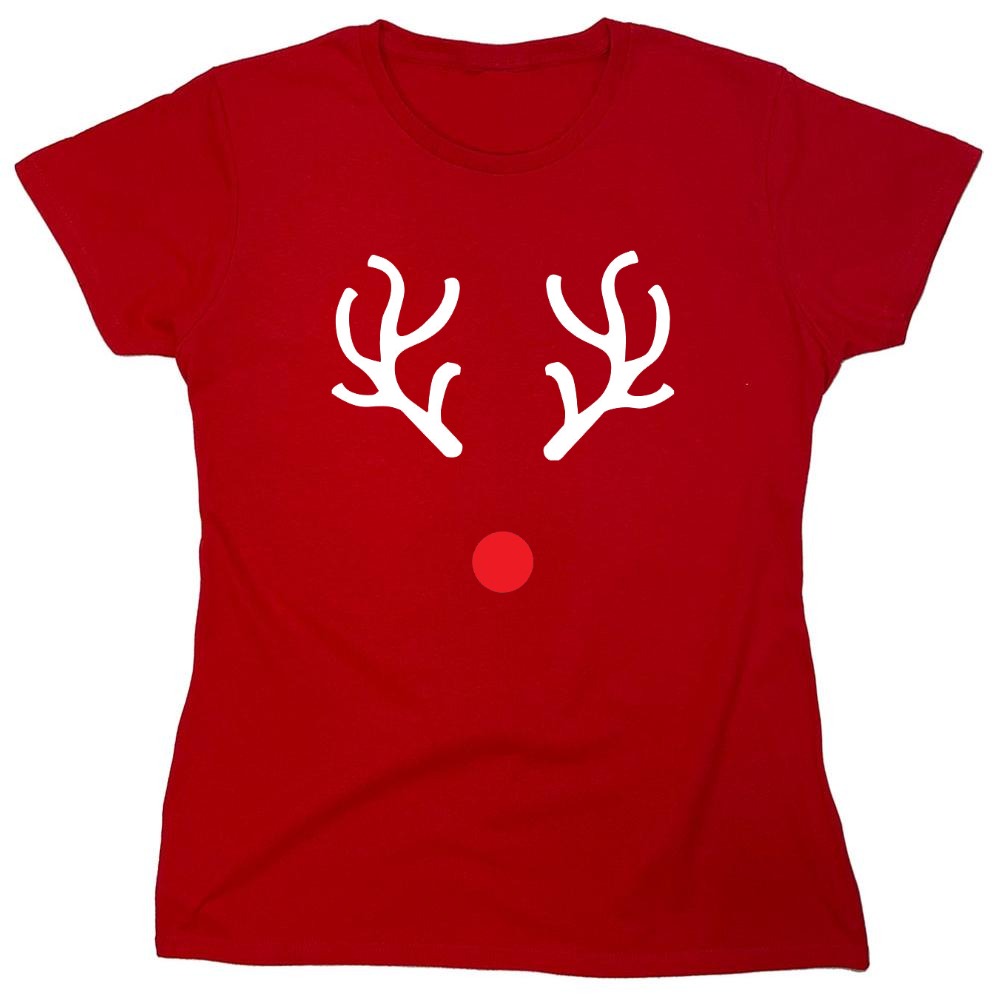 Funny T-Shirts design "Reindeer Antlers T-Shirt"