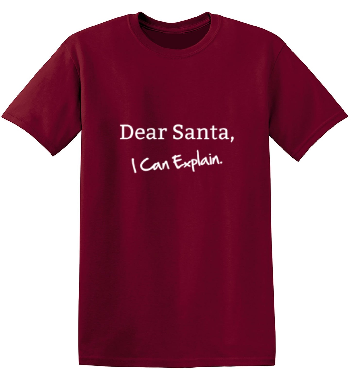 Funny T-Shirts design "Dear Santa, I Can Explain."