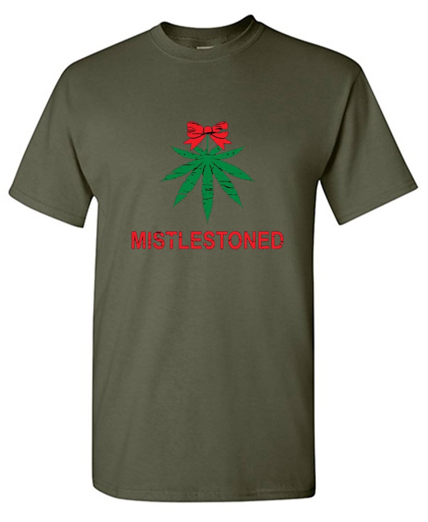 Funny T-Shirts design "Mistlestoned T-Shirt - Youth"