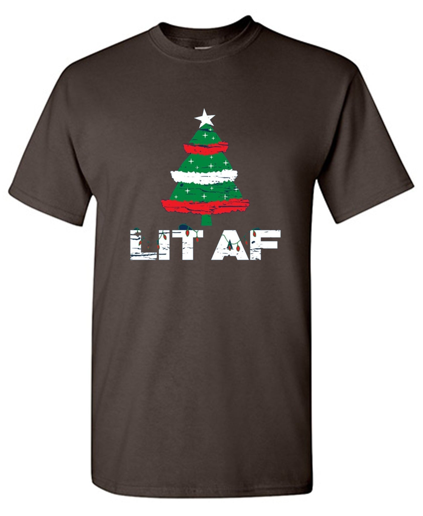 Funny T-Shirts design "Lit AF T-Shirt"