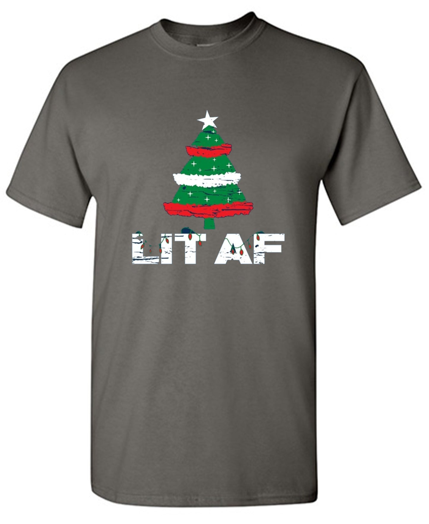 Funny T-Shirts design "Lit AF T-Shirt"