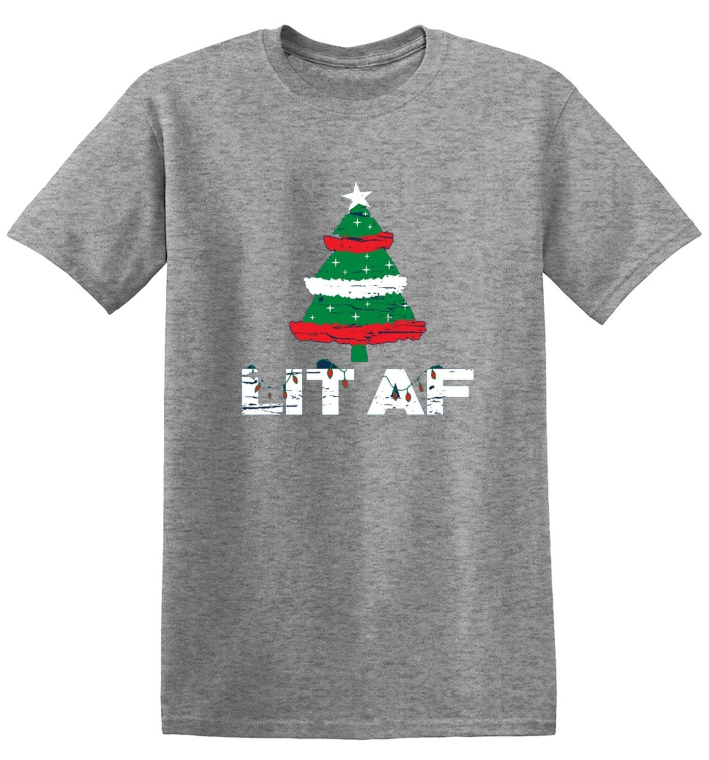 Funny T-Shirts design "Lit AF T-Shirt"