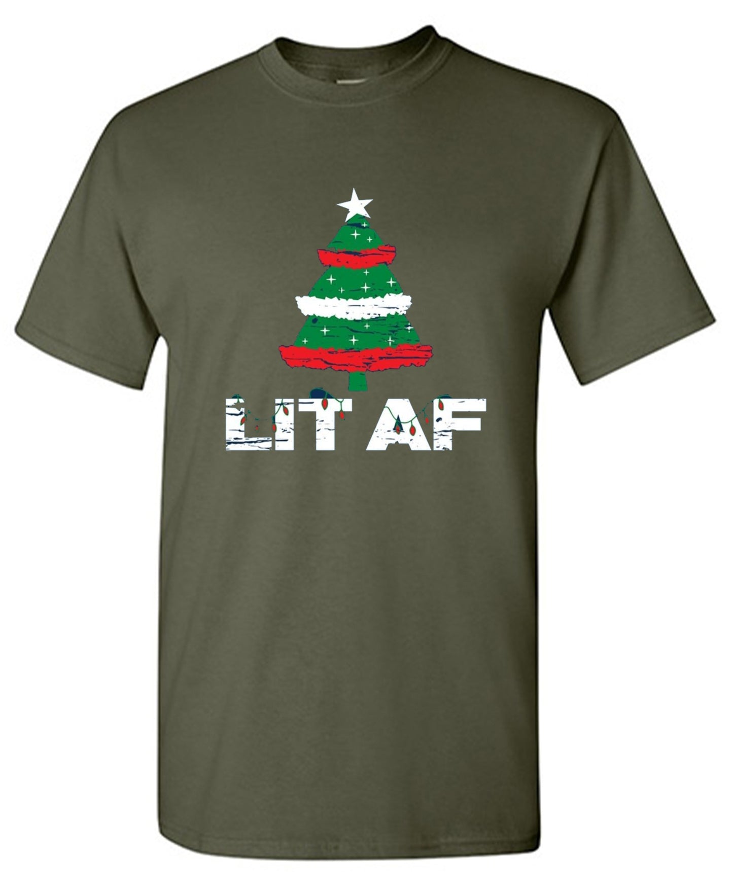 Funny T-Shirts design "Lit AF T-Shirt"