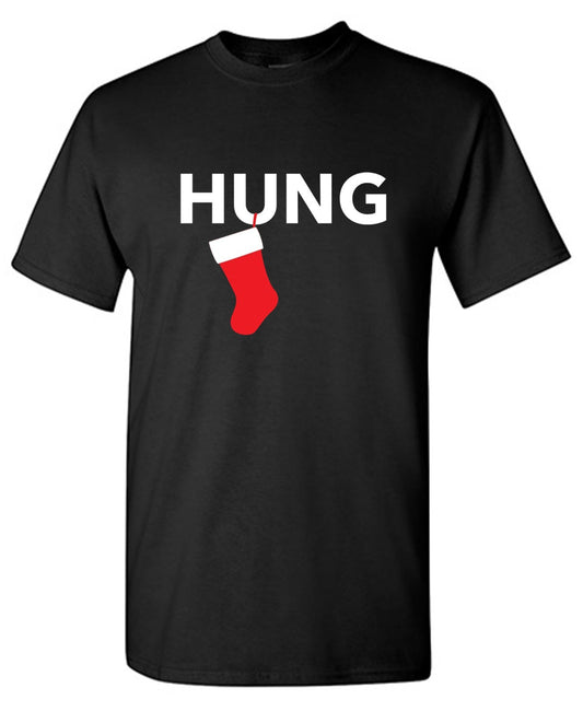 Funny T-Shirts design "Hung - Tall Tee"