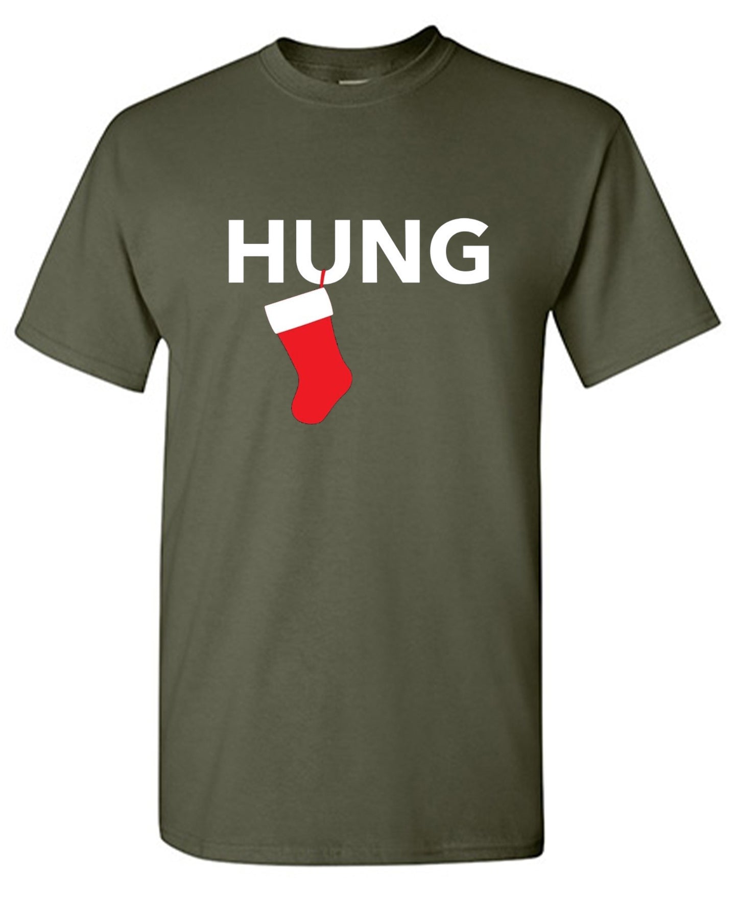 Funny T-Shirts design "Hung - Tall Tee"