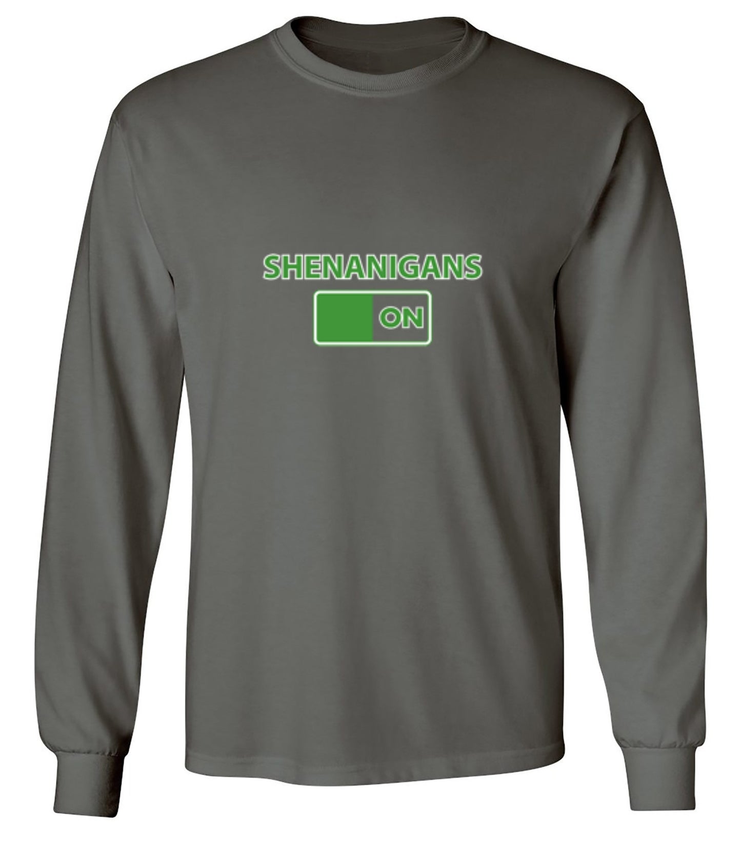 Funny T-Shirts design "Shenanigans On - Long Sleeve"