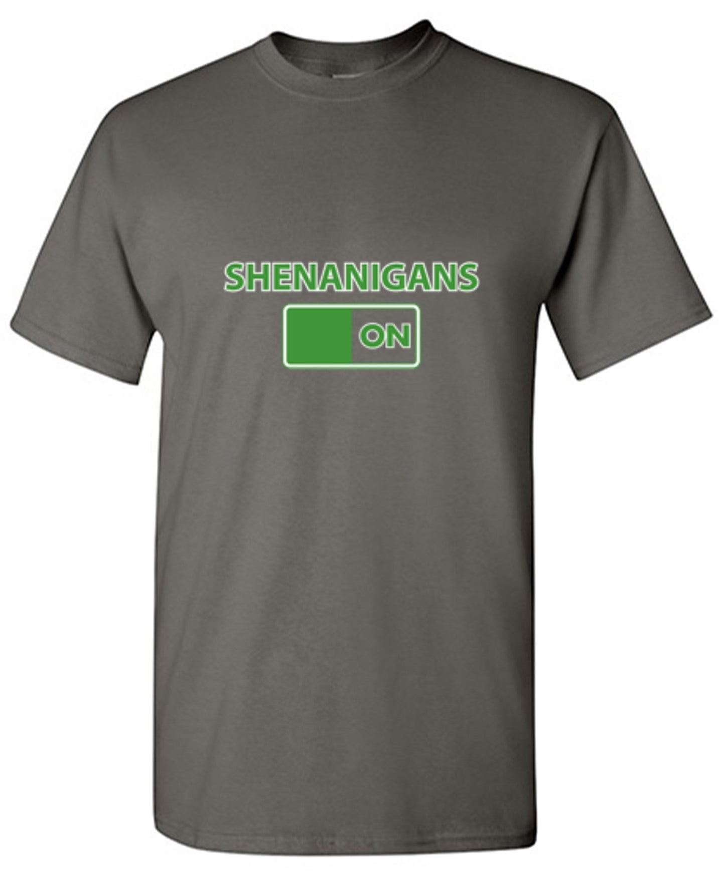 Funny T-Shirts design "Shenanigans On - Ring Spun Tee"