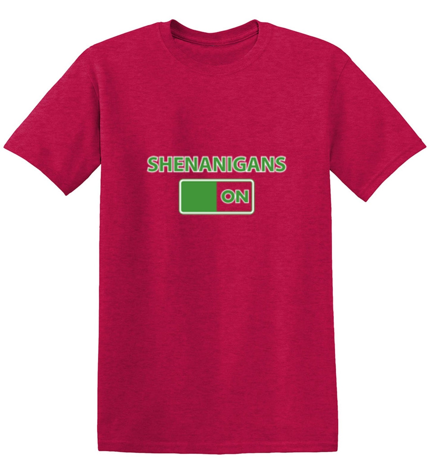 Funny T-Shirts design "Shenanigans On - Ring Spun Tee"
