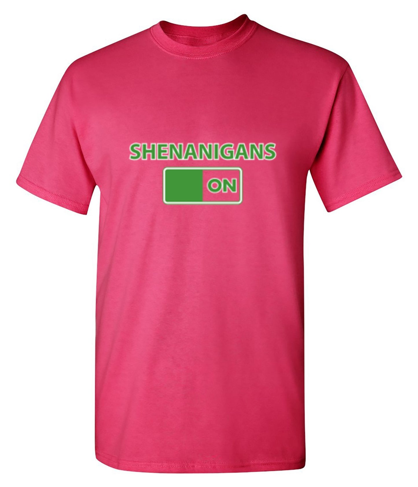 Funny T-Shirts design "Shenanigans On - Ring Spun Tee"