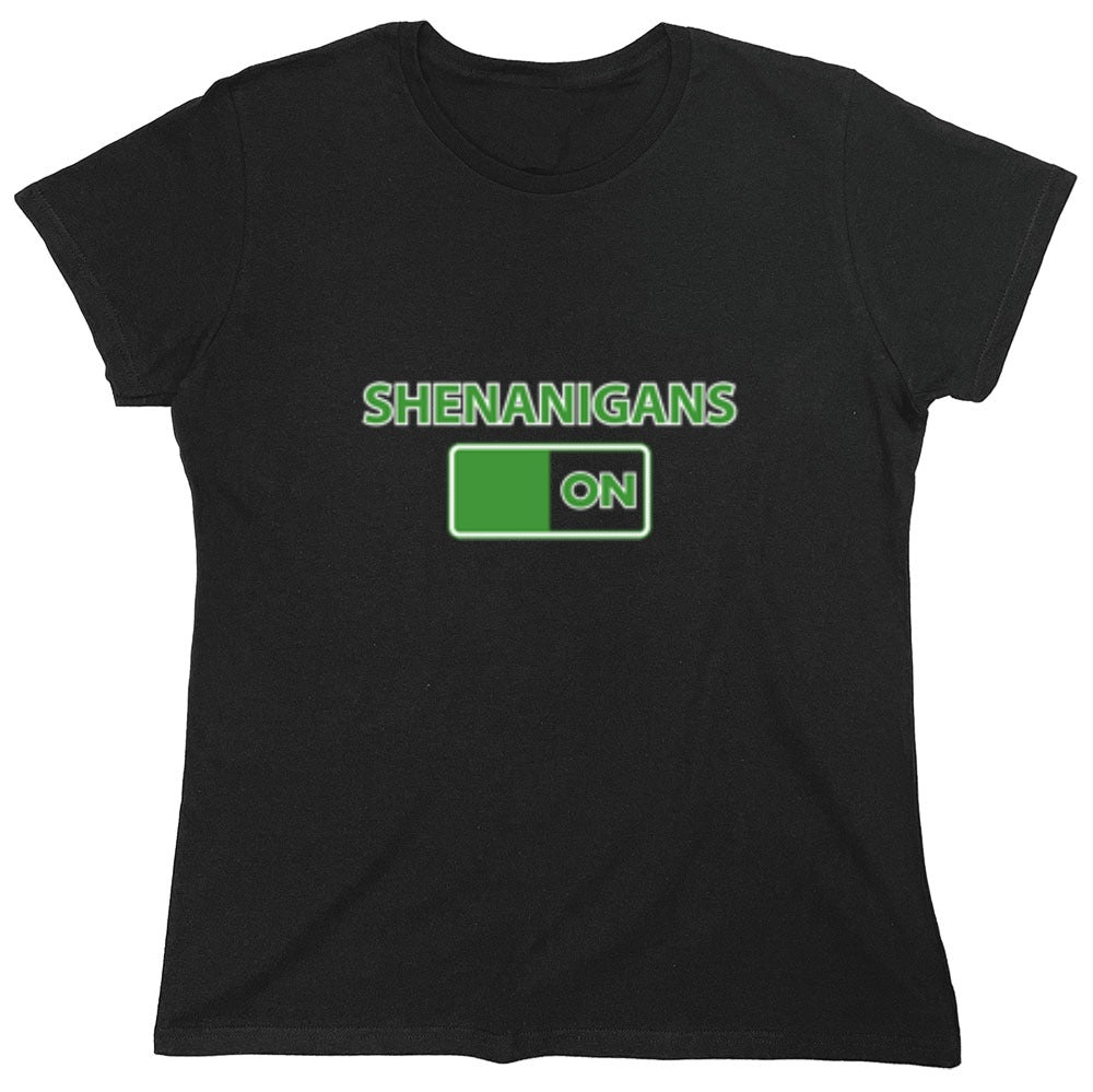 Funny T-Shirts design "Shenanigans On"