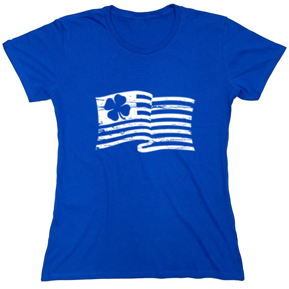 Funny T-Shirts design "Irish American Flag"