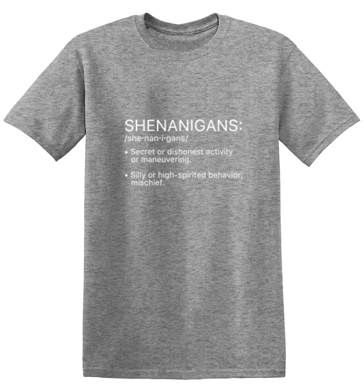 Funny T-Shirts design "Shenanigans Definition - Youth"