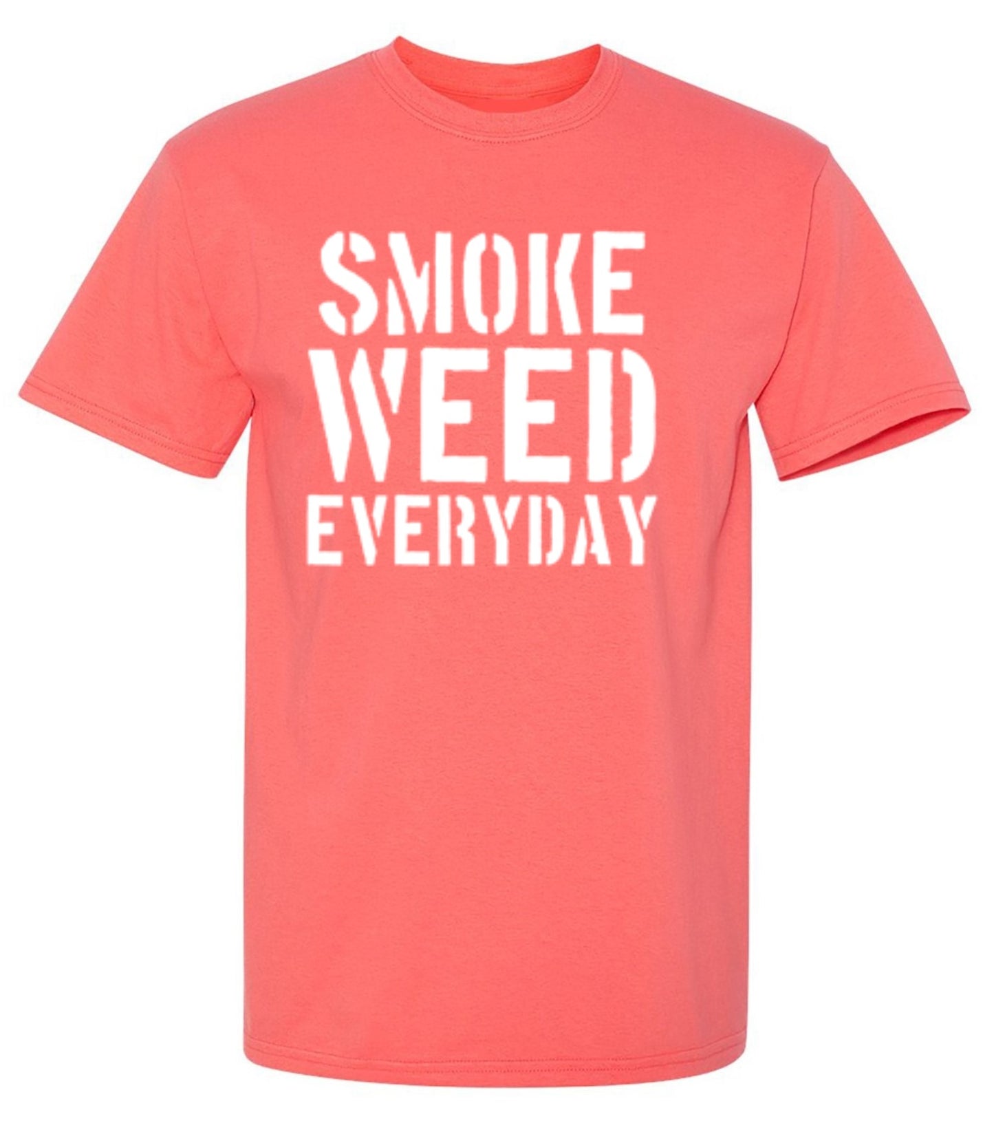Funny T-Shirts design "Smoke Weed Everyday T-Shirt"