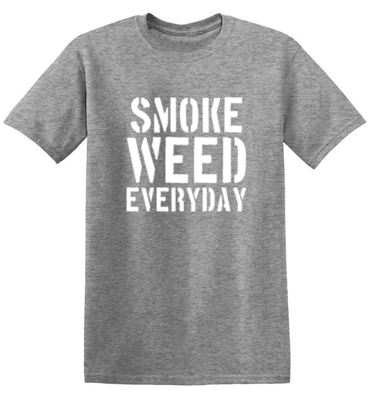 Funny T-Shirts design "Smoke Weed Everyday T-Shirt"