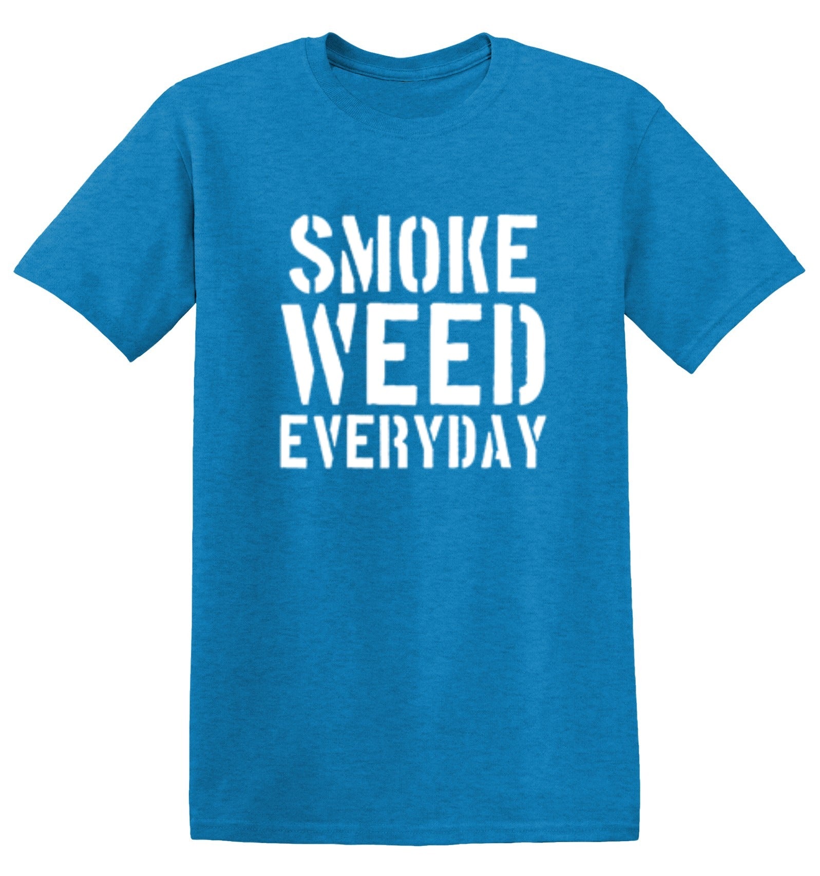 Funny T-Shirts design "Smoke Weed Everyday T-Shirt"