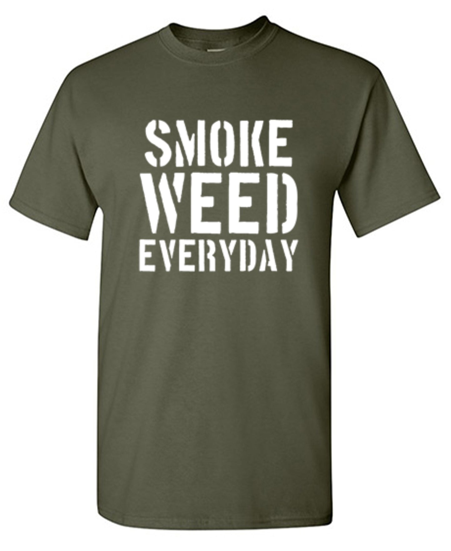 Funny T-Shirts design "Smoke Weed Everyday T-Shirt"