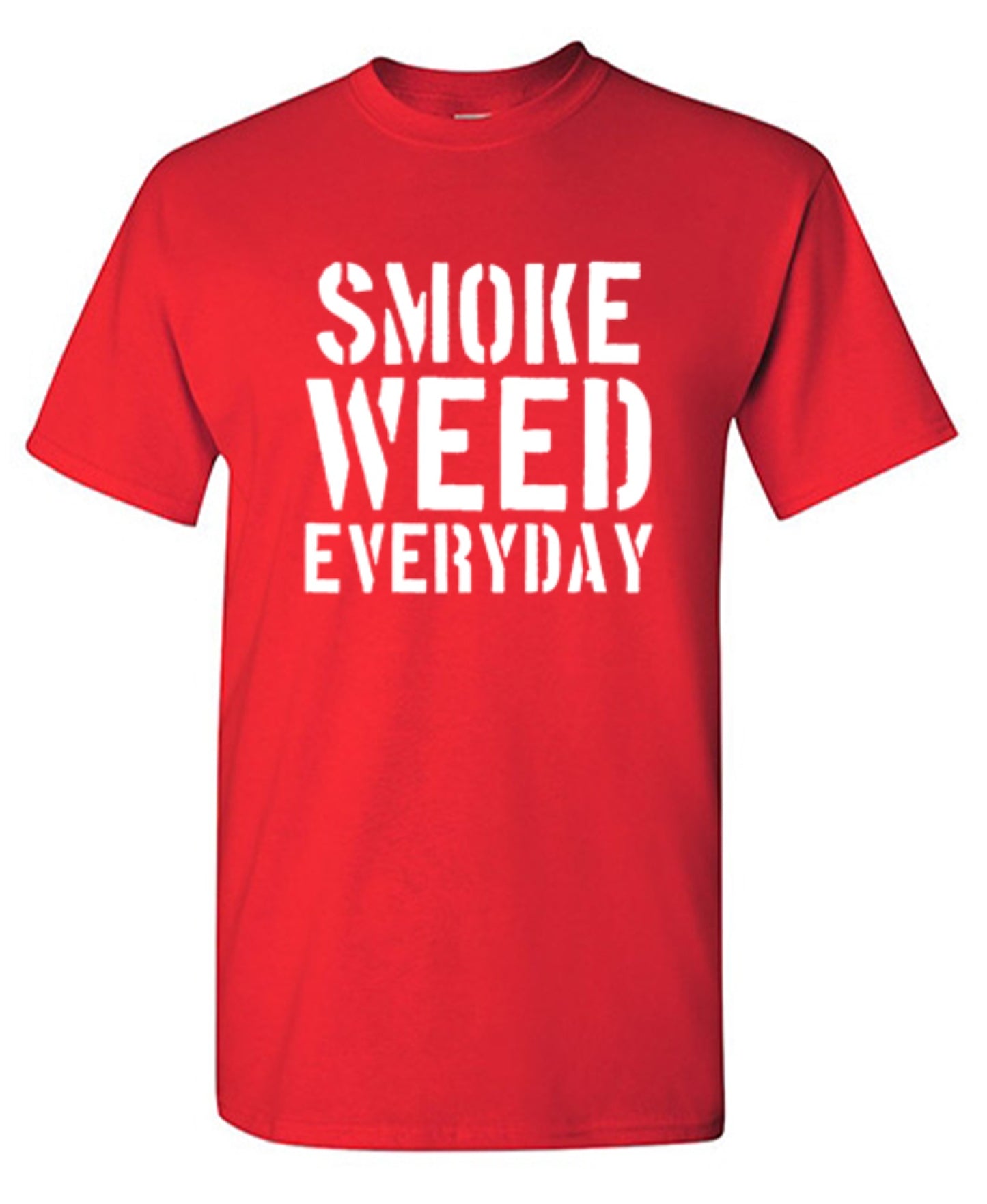 Funny T-Shirts design "Smoke Weed Everyday T-Shirt"