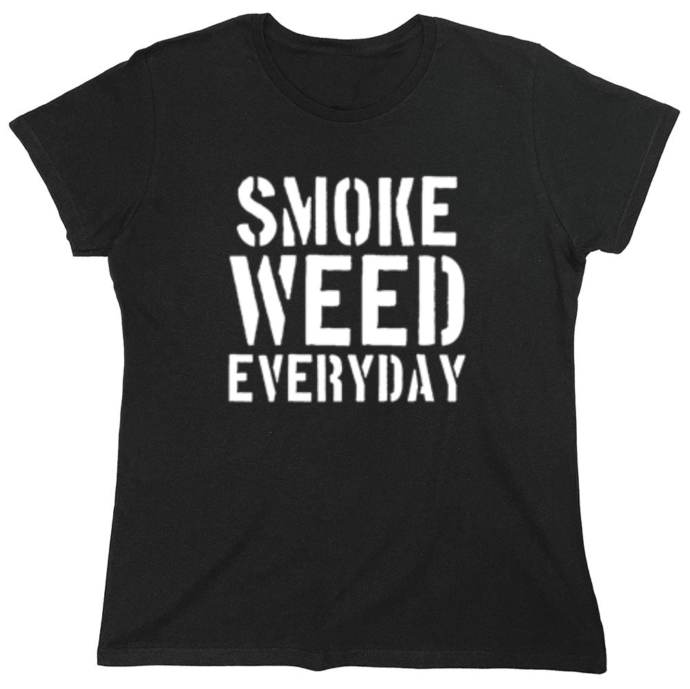 Funny T-Shirts design "Smoke Weed Everyday T-Shirt"