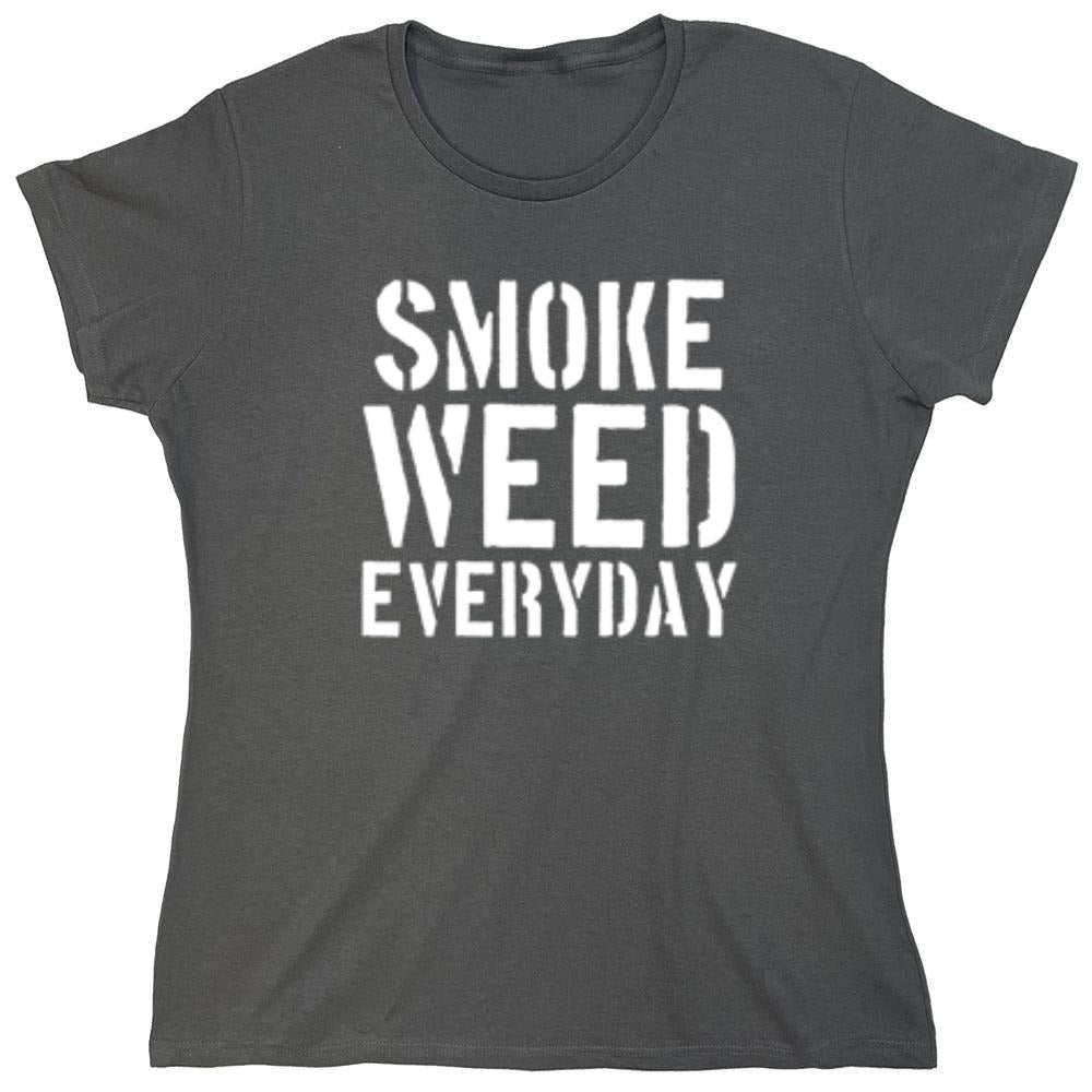 Funny T-Shirts design "Smoke Weed Everyday T-Shirt"
