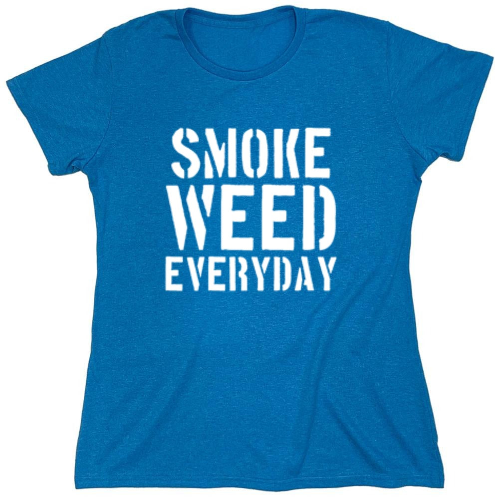 Funny T-Shirts design "Smoke Weed Everyday T-Shirt"
