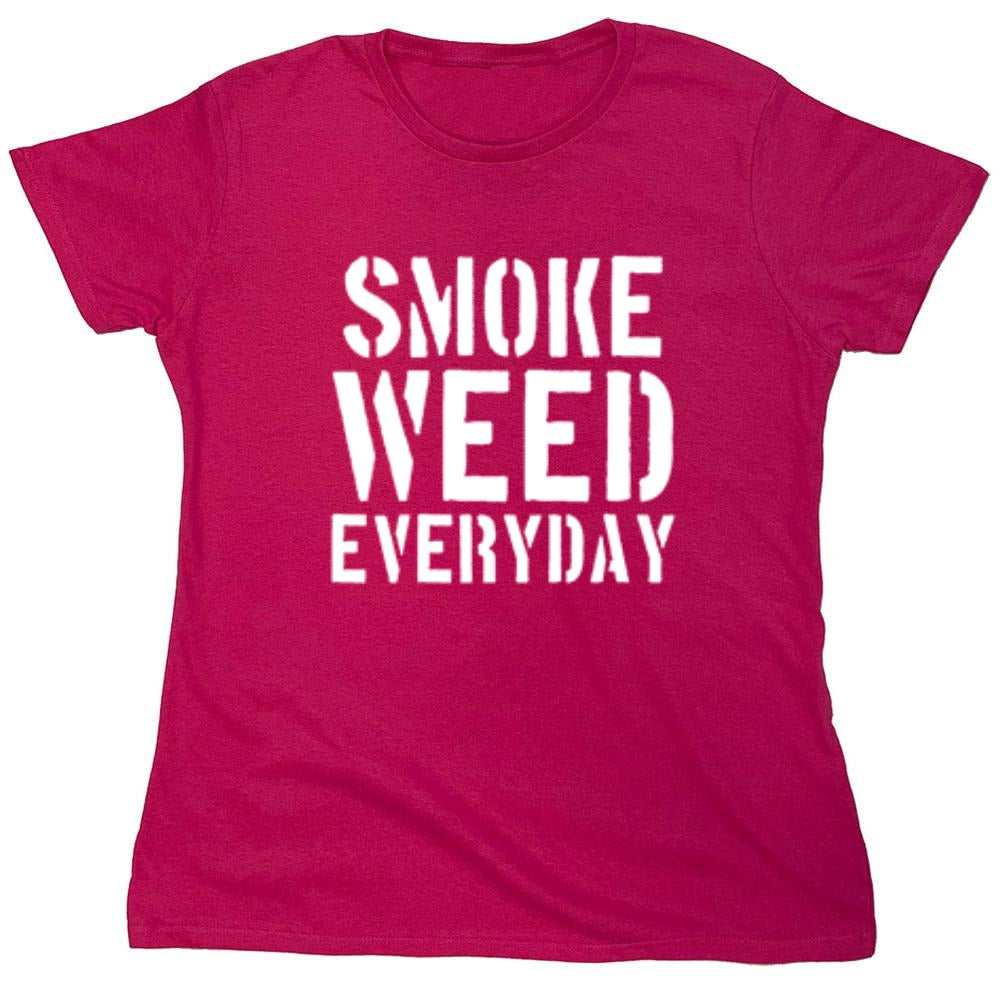 Funny T-Shirts design "Smoke Weed Everyday T-Shirt"
