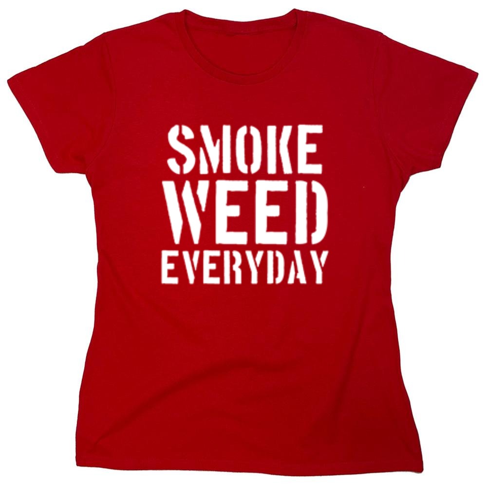 Funny T-Shirts design "Smoke Weed Everyday T-Shirt"
