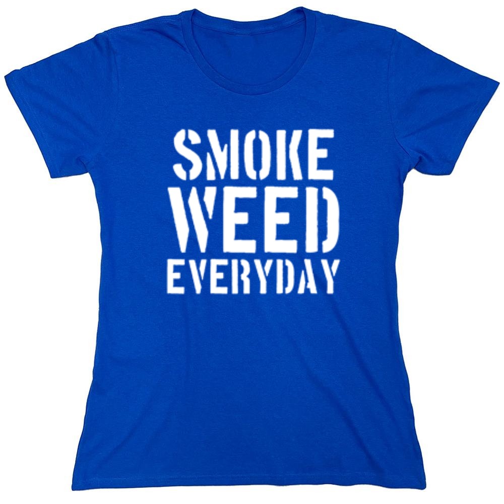 Funny T-Shirts design "Smoke Weed Everyday T-Shirt"