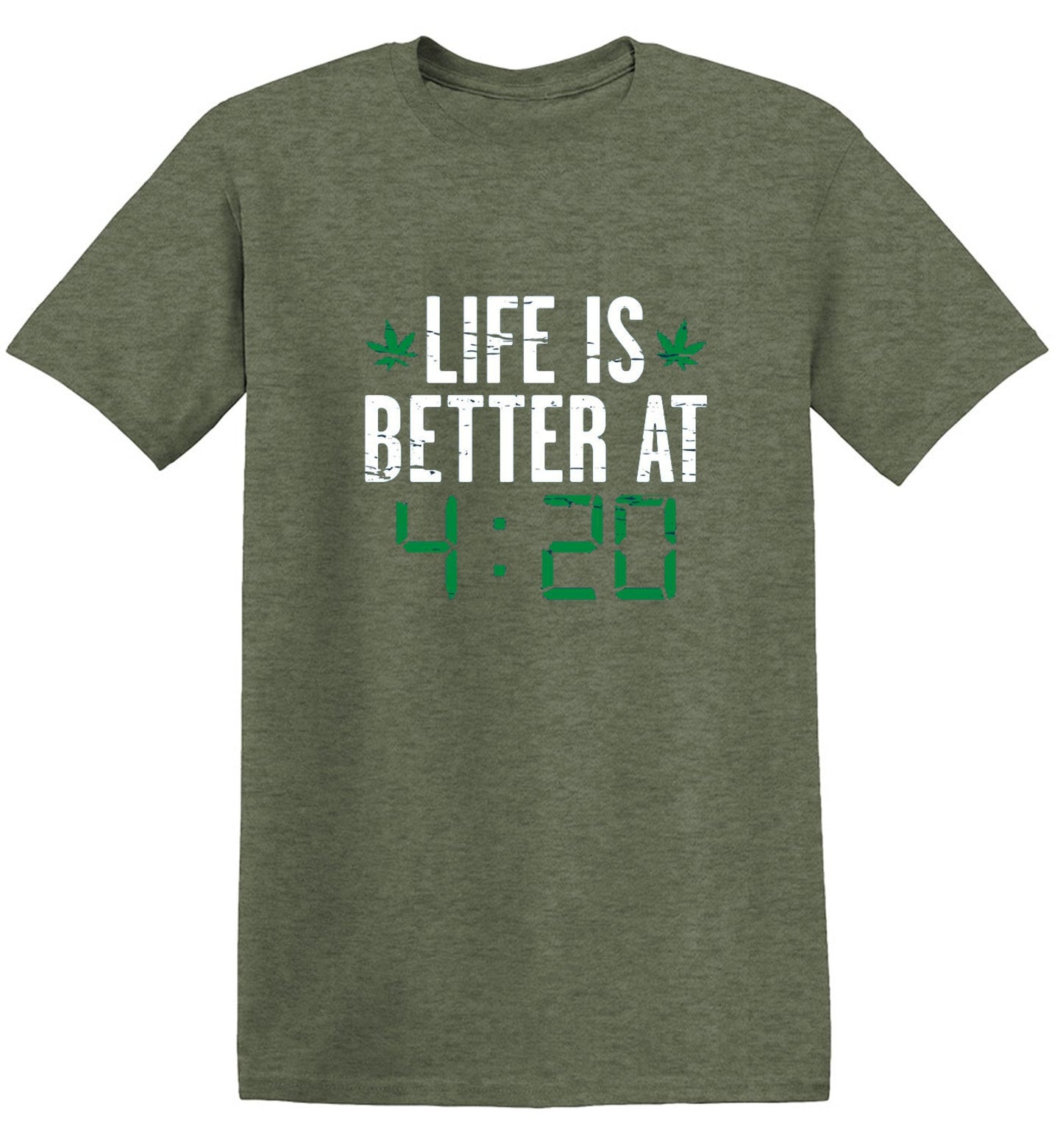 Funny T-Shirts design "Life Is Better At 4:20 T-Shirt"