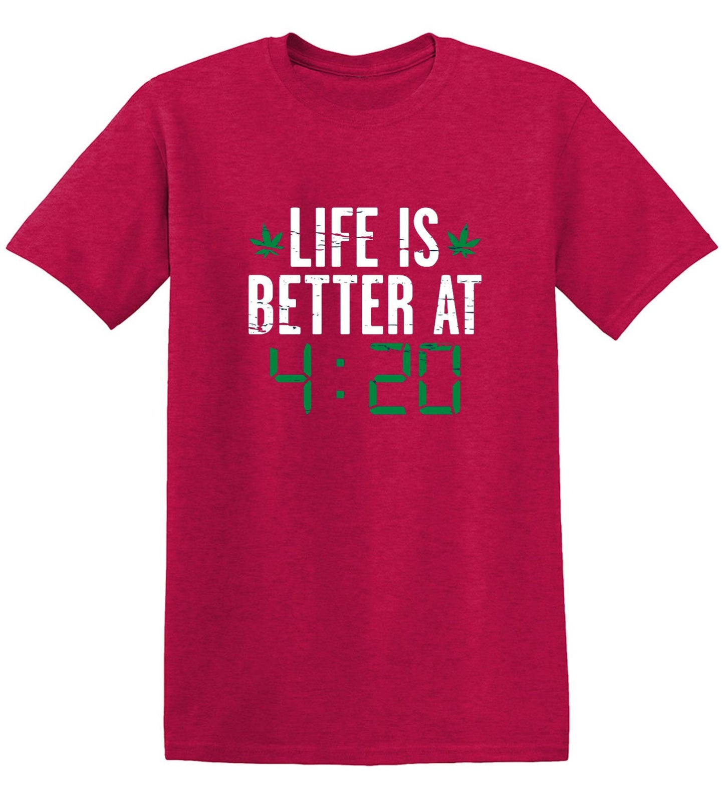 Funny T-Shirts design "Life Is Better At 4:20 T-Shirt"