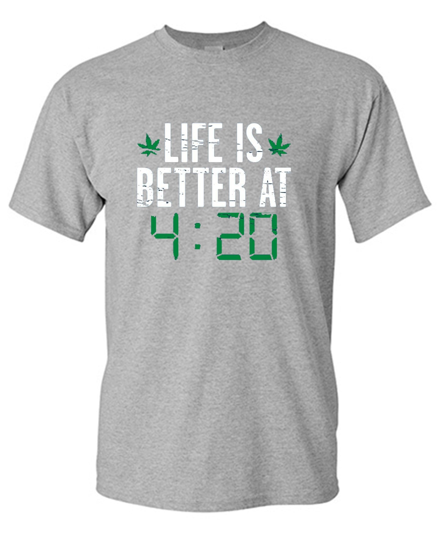 Funny T-Shirts design "Life Is Better At 4:20 T-Shirt"
