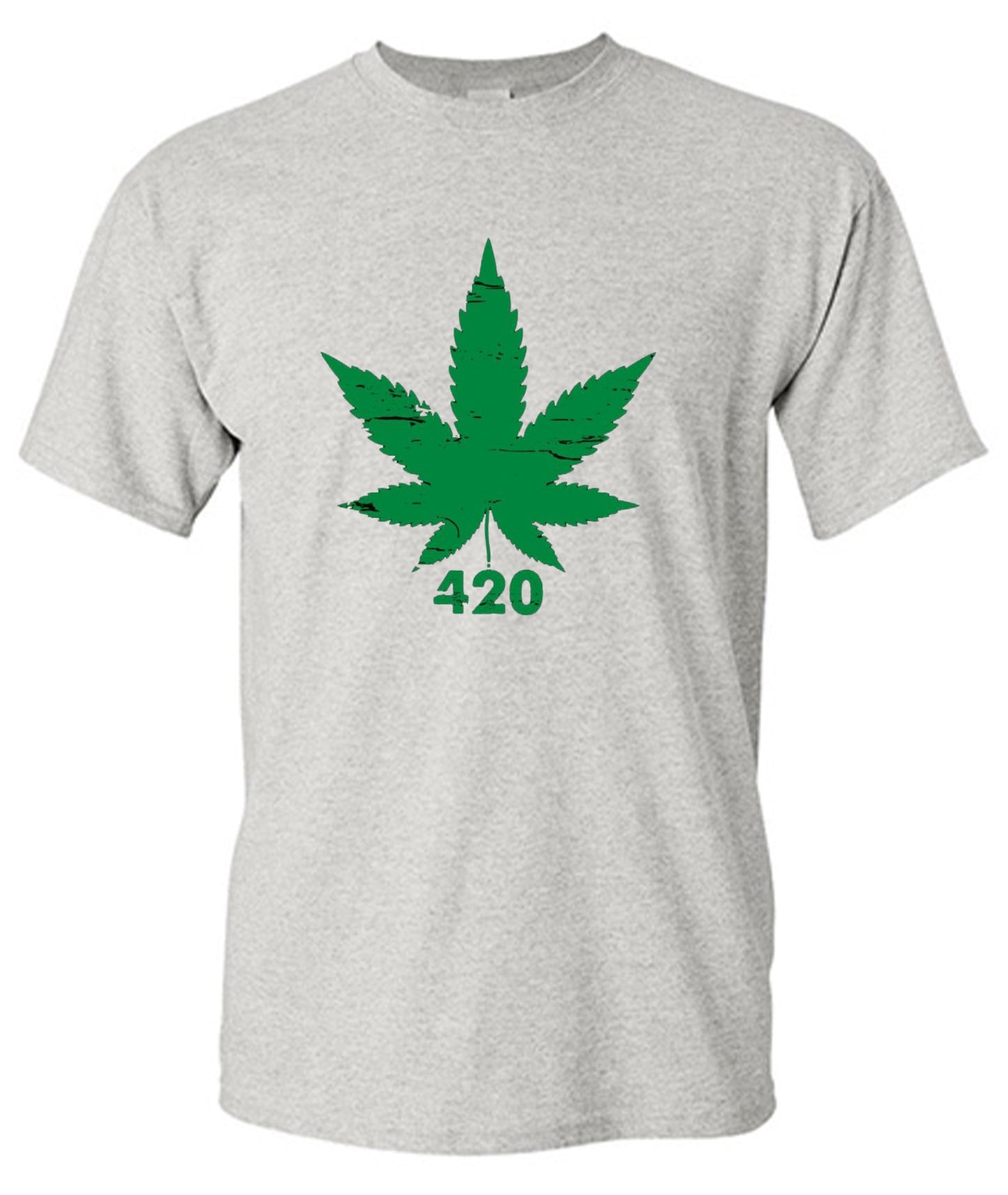 Funny T-Shirts design "420 Pot Leaf T-Shirt"
