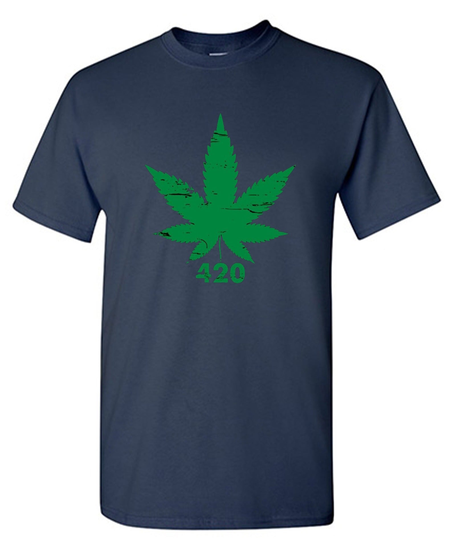 Funny T-Shirts design "420 Pot Leaf T-Shirt"