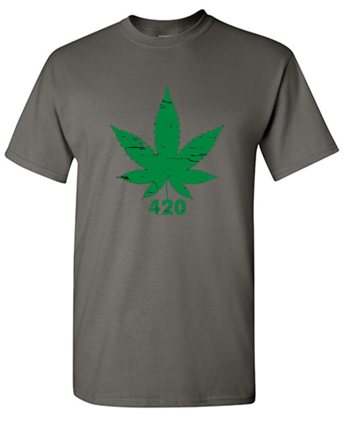 Funny T-Shirts design "420 Pot Leaf T-Shirt"
