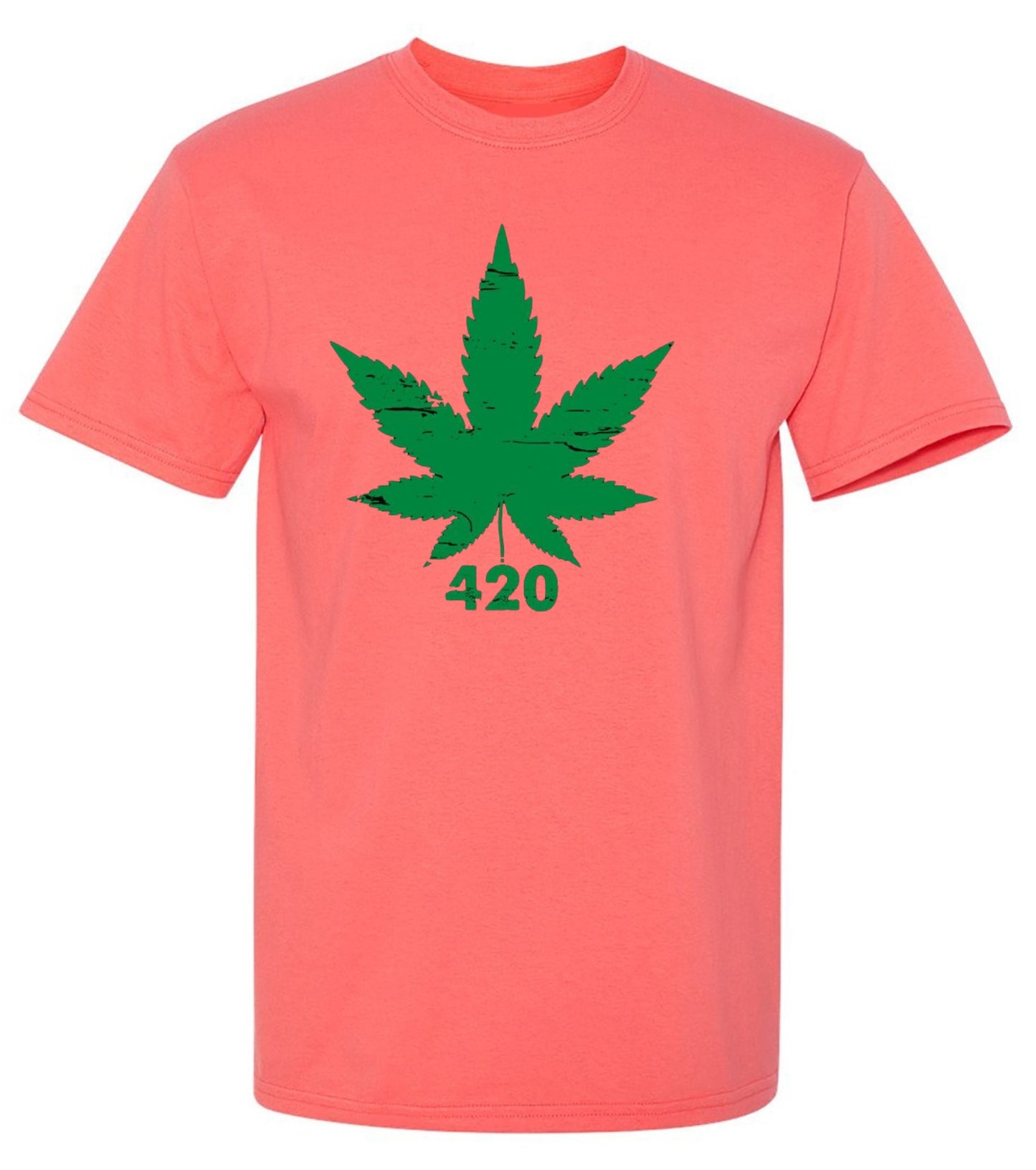Funny T-Shirts design "420 Pot Leaf T-Shirt"