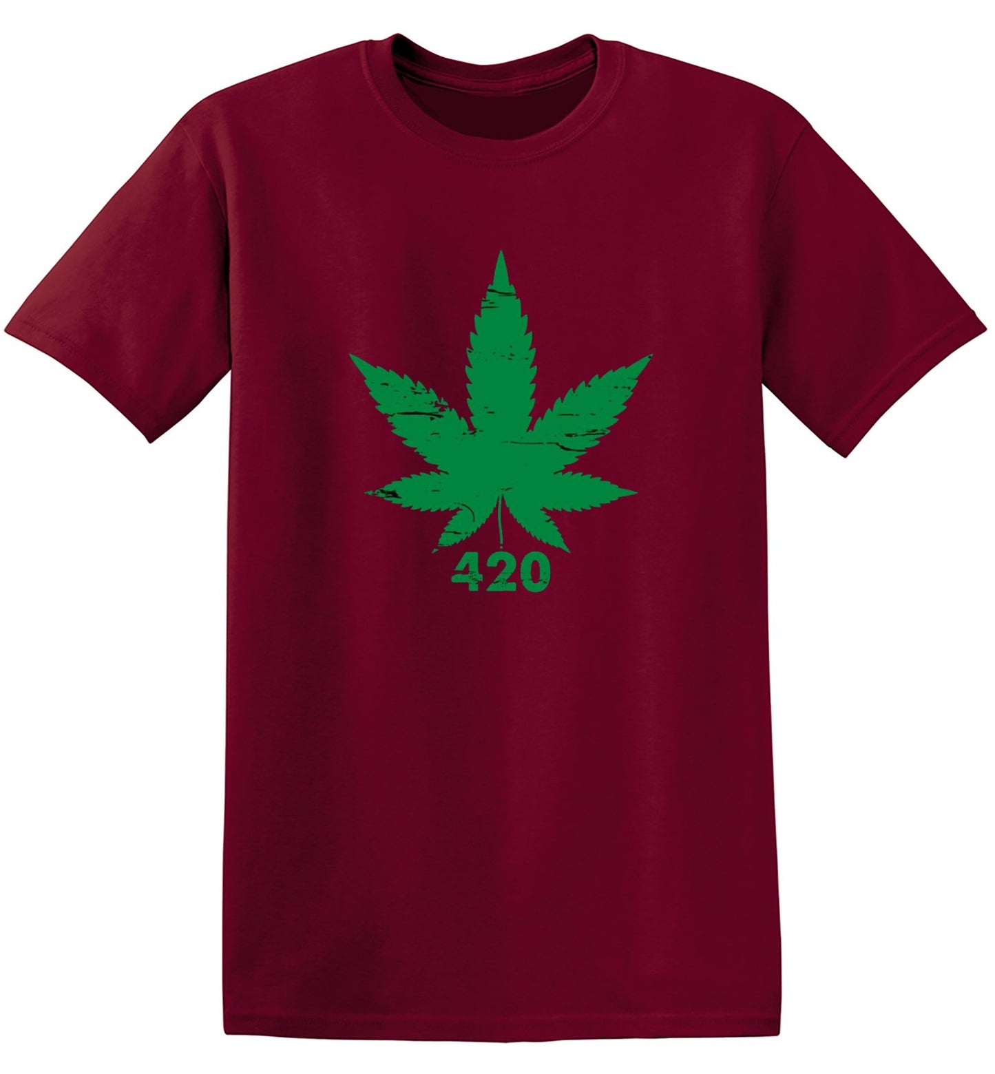 Funny T-Shirts design "420 Pot Leaf T-Shirt"