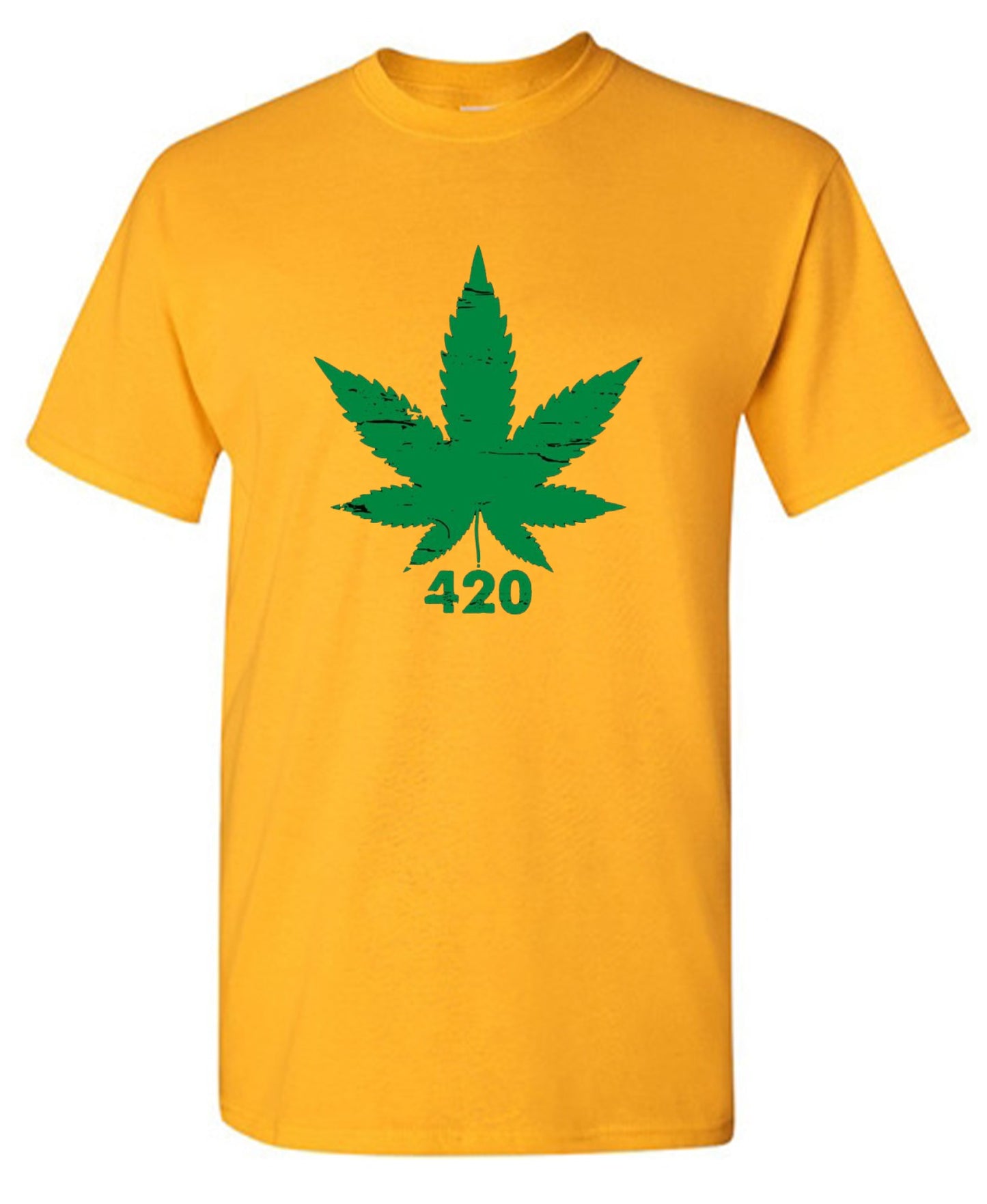 Funny T-Shirts design "420 Pot Leaf T-Shirt"