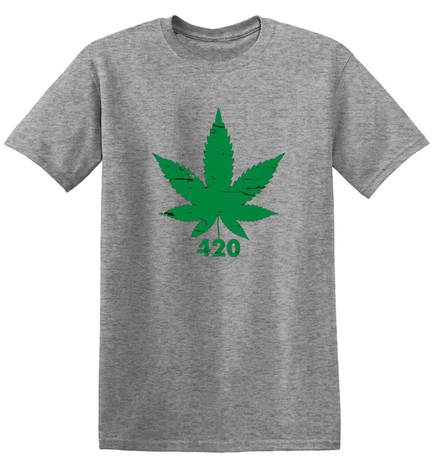 Funny T-Shirts design "420 Pot Leaf T-Shirt"
