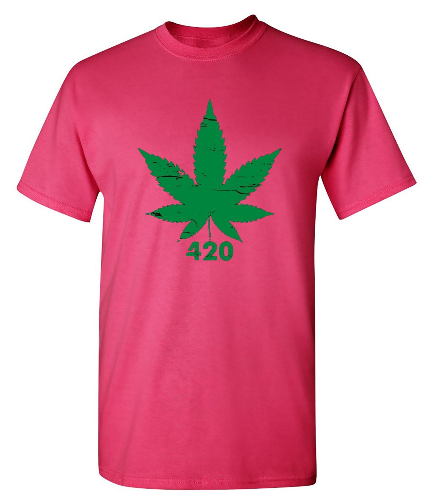 Funny T-Shirts design "420 Pot Leaf T-Shirt"