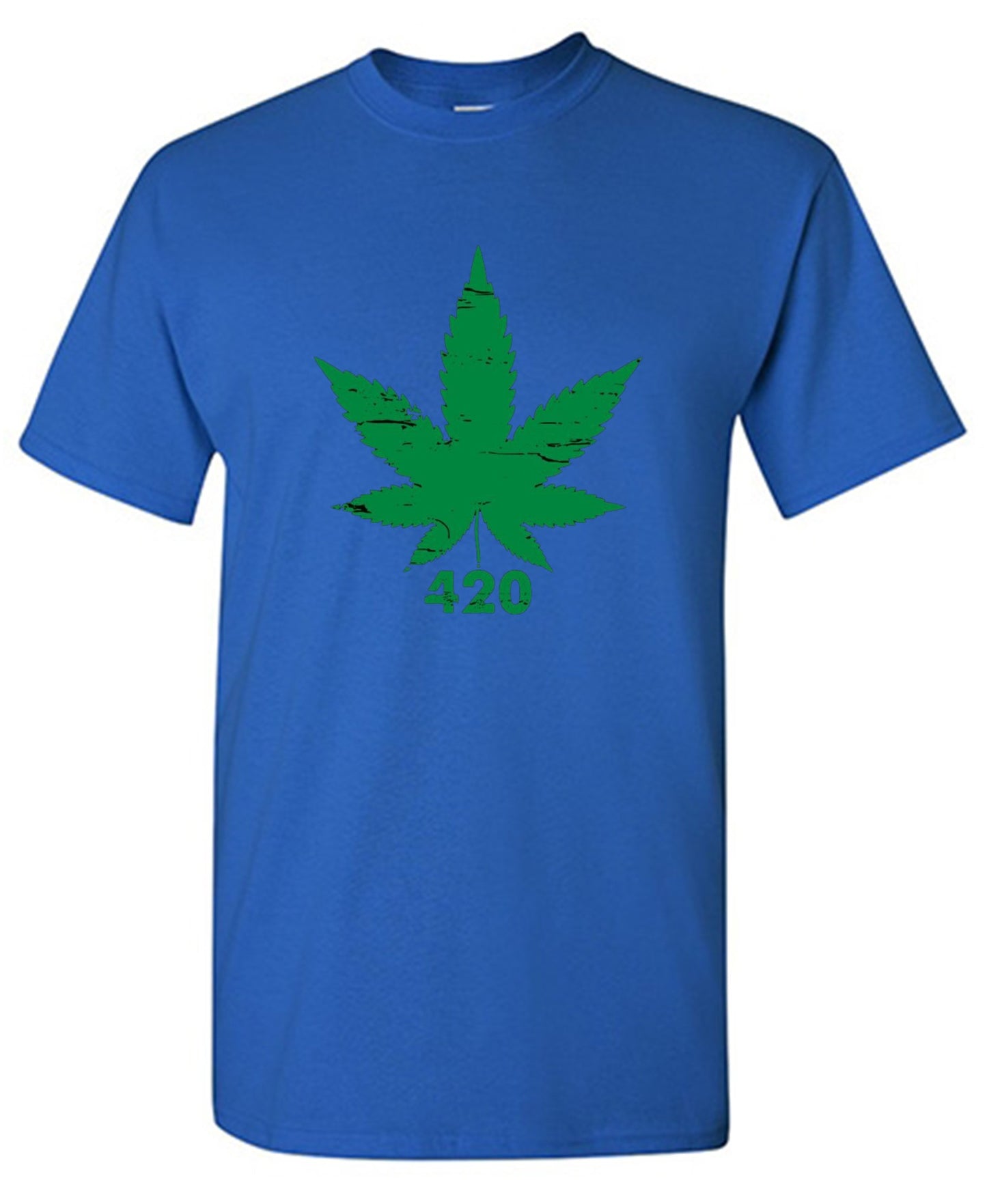 Funny T-Shirts design "420 Pot Leaf T-Shirt"