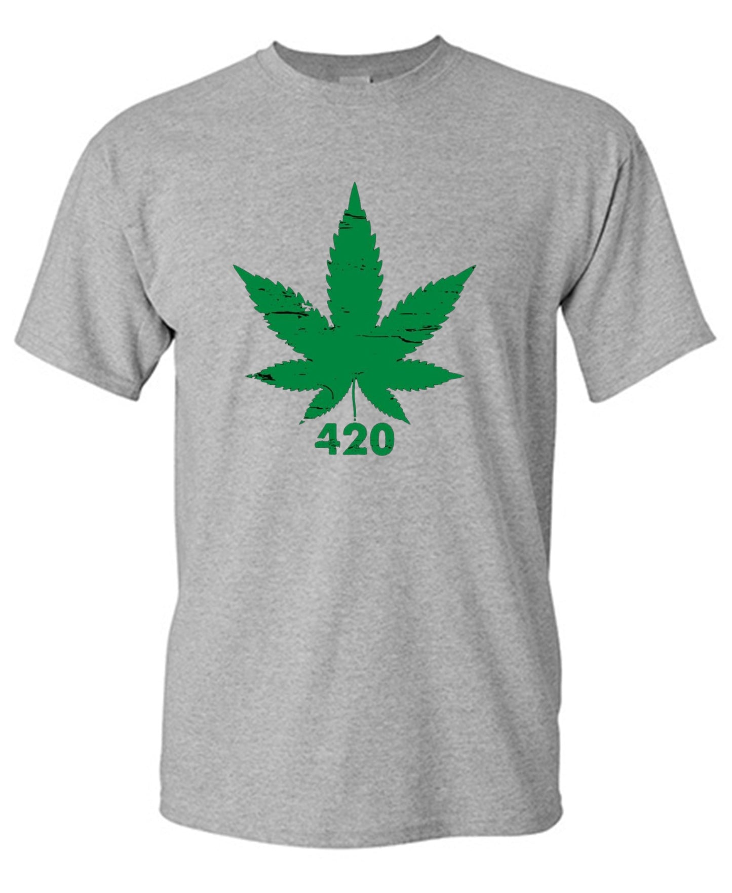Funny T-Shirts design "420 Pot Leaf T-Shirt"