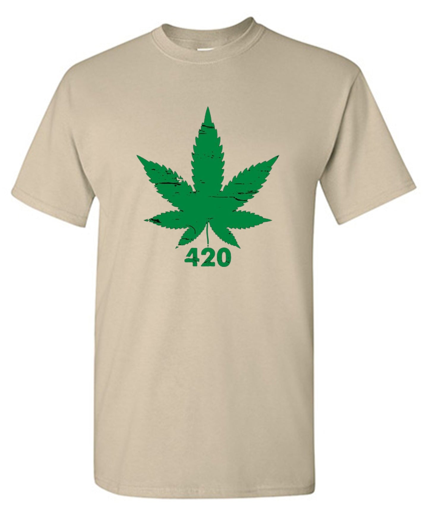 Funny T-Shirts design "420 Pot Leaf T-Shirt"