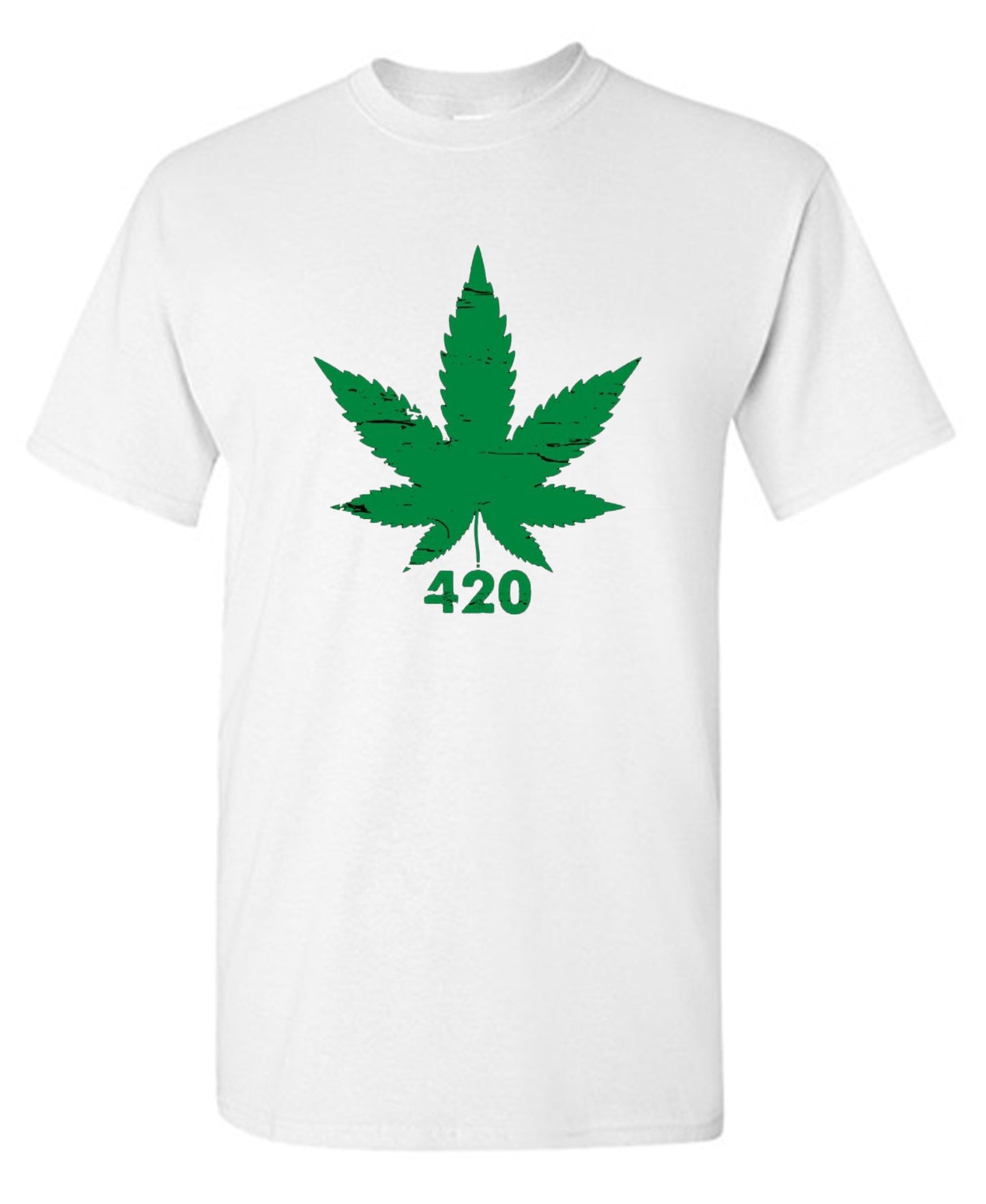 Funny T-Shirts design "420 Pot Leaf T-Shirt"