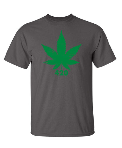 Funny T-Shirts design "420 Pot Leaf T-Shirt"