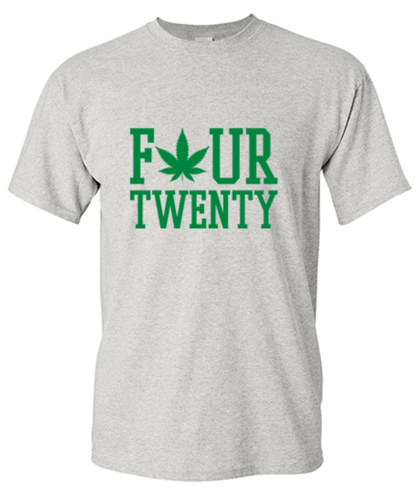 Funny T-Shirts design "Four Twenty Pot Leaf T-Shirt"