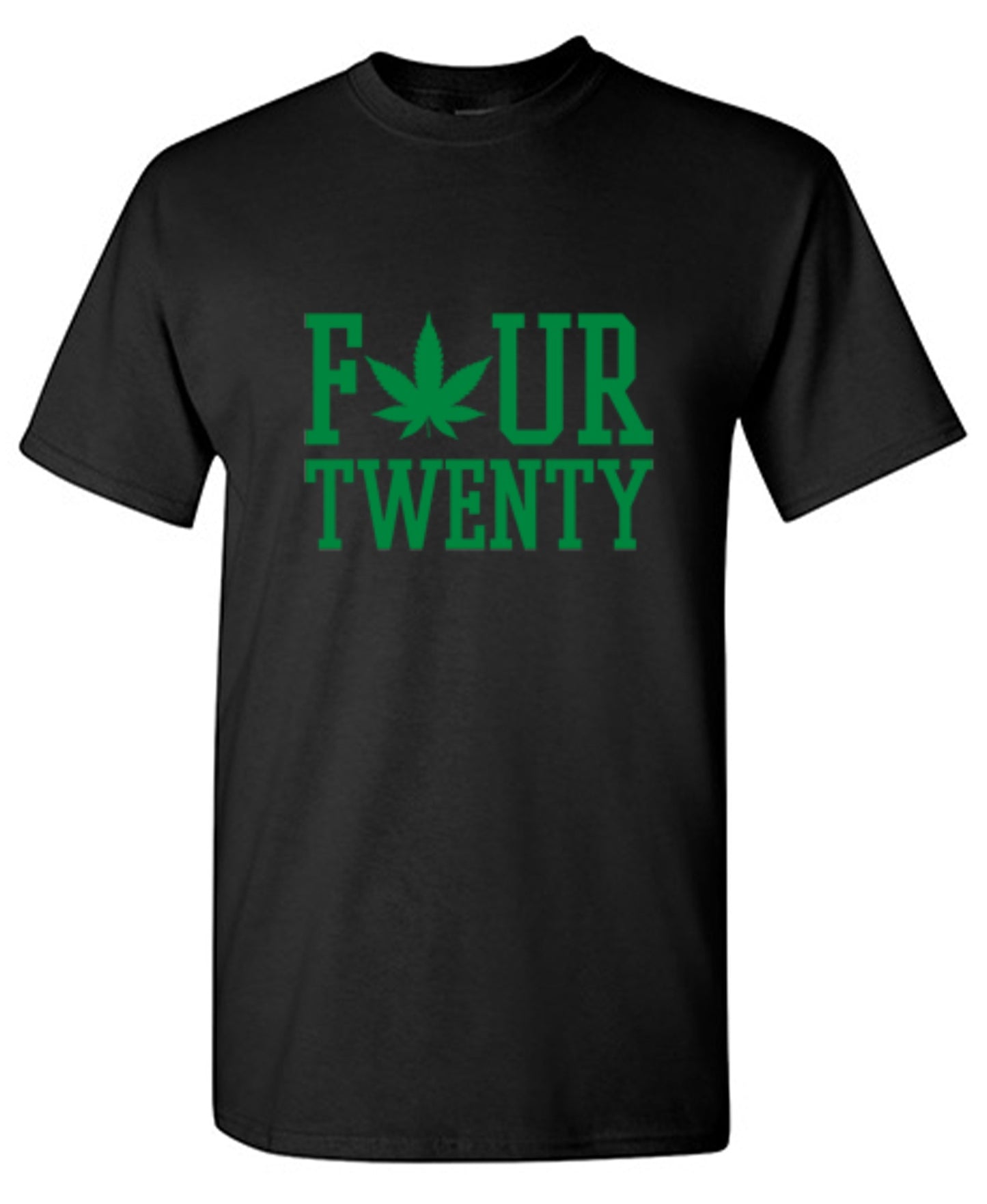 Funny T-Shirts design "Four Twenty Pot Leaf T-Shirt"