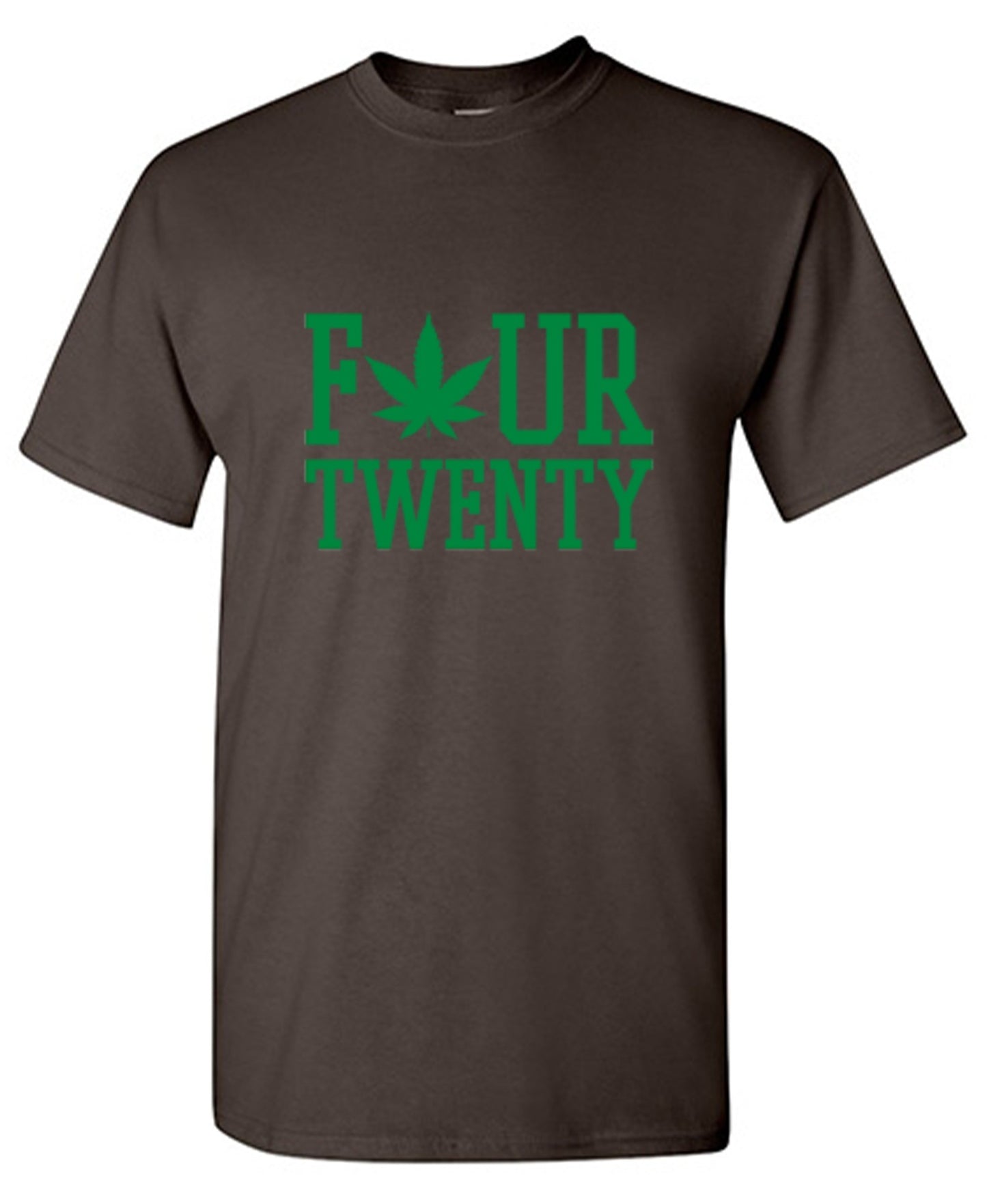 Funny T-Shirts design "Four Twenty Pot Leaf T-Shirt"
