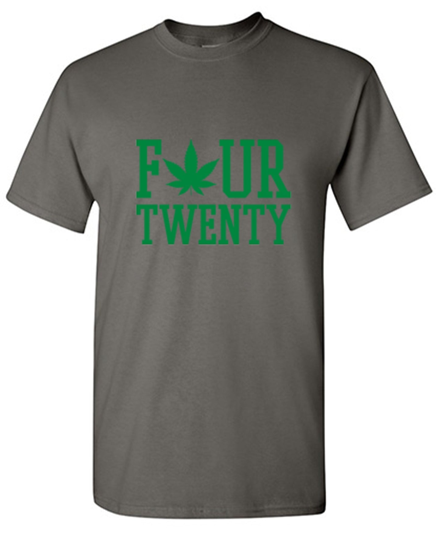 Funny T-Shirts design "Four Twenty Pot Leaf T-Shirt"